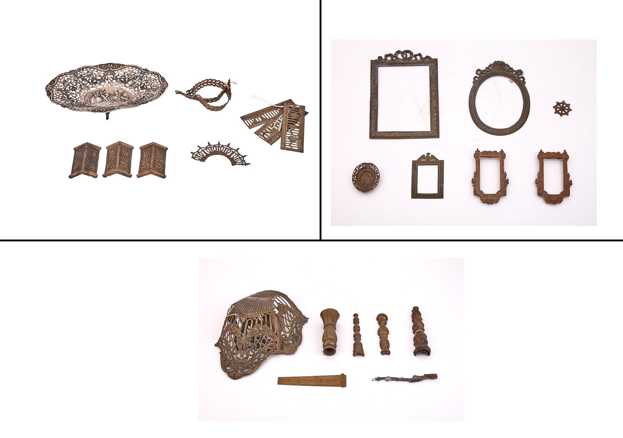 Lot image - Group of Posen Metal Sample Parts and Models