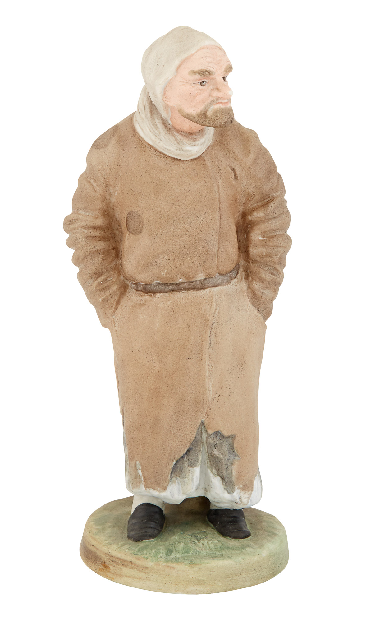 Lot image - Russian Porcelain Figure of Pliushkin from Gogols Dead Souls