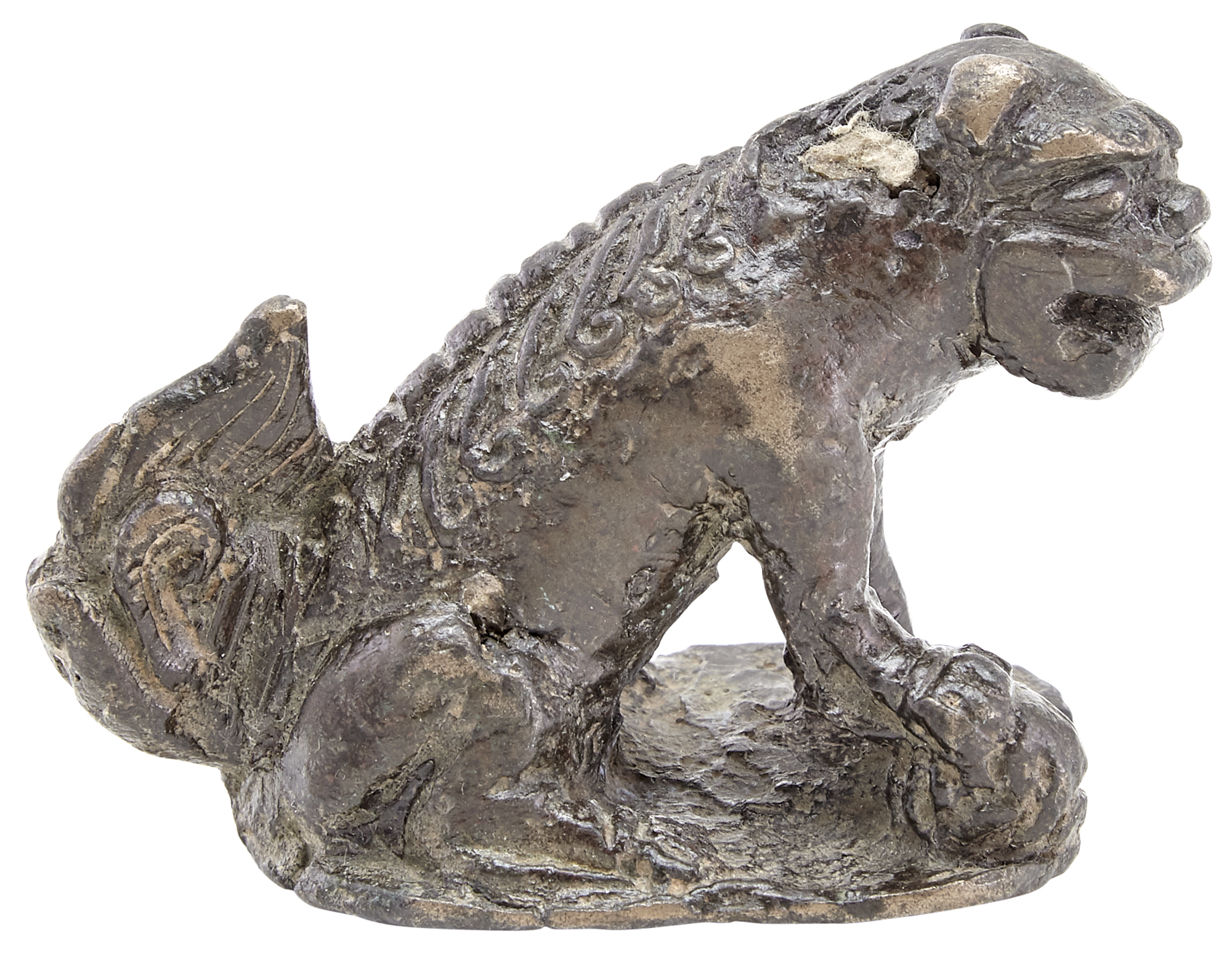 Lot image - A Chinese Cast Bronze Fu Lion Weight