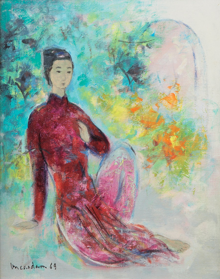 Lot image - Vu Cao Dam French/Vietnamese, 1908-2000 La Poete, 1969