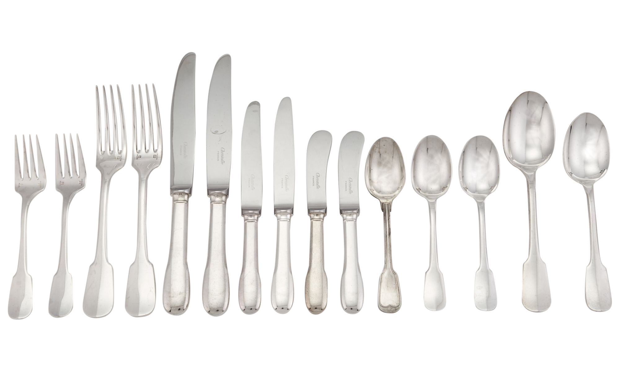 Lot image - Christofle Silver Plated Cluny