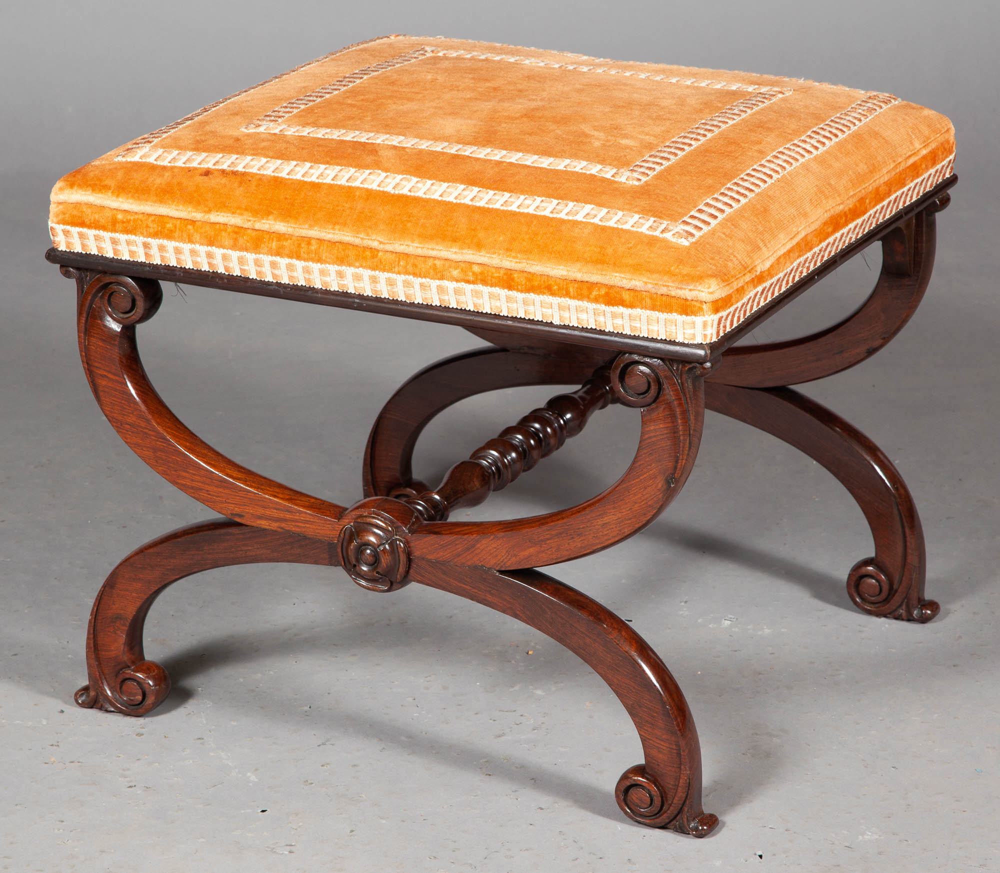 Lot image - George IV Rosewood Stool