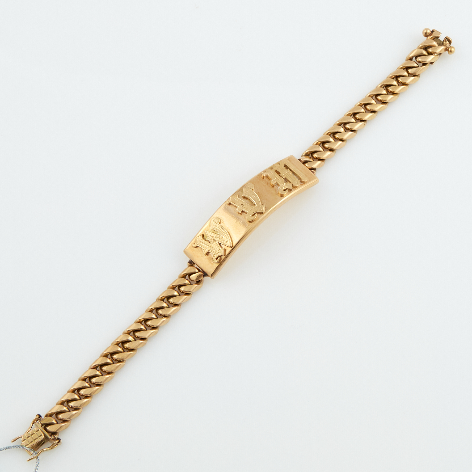 Lot image - Gold ID Bracelet, 14K 50 dwt.