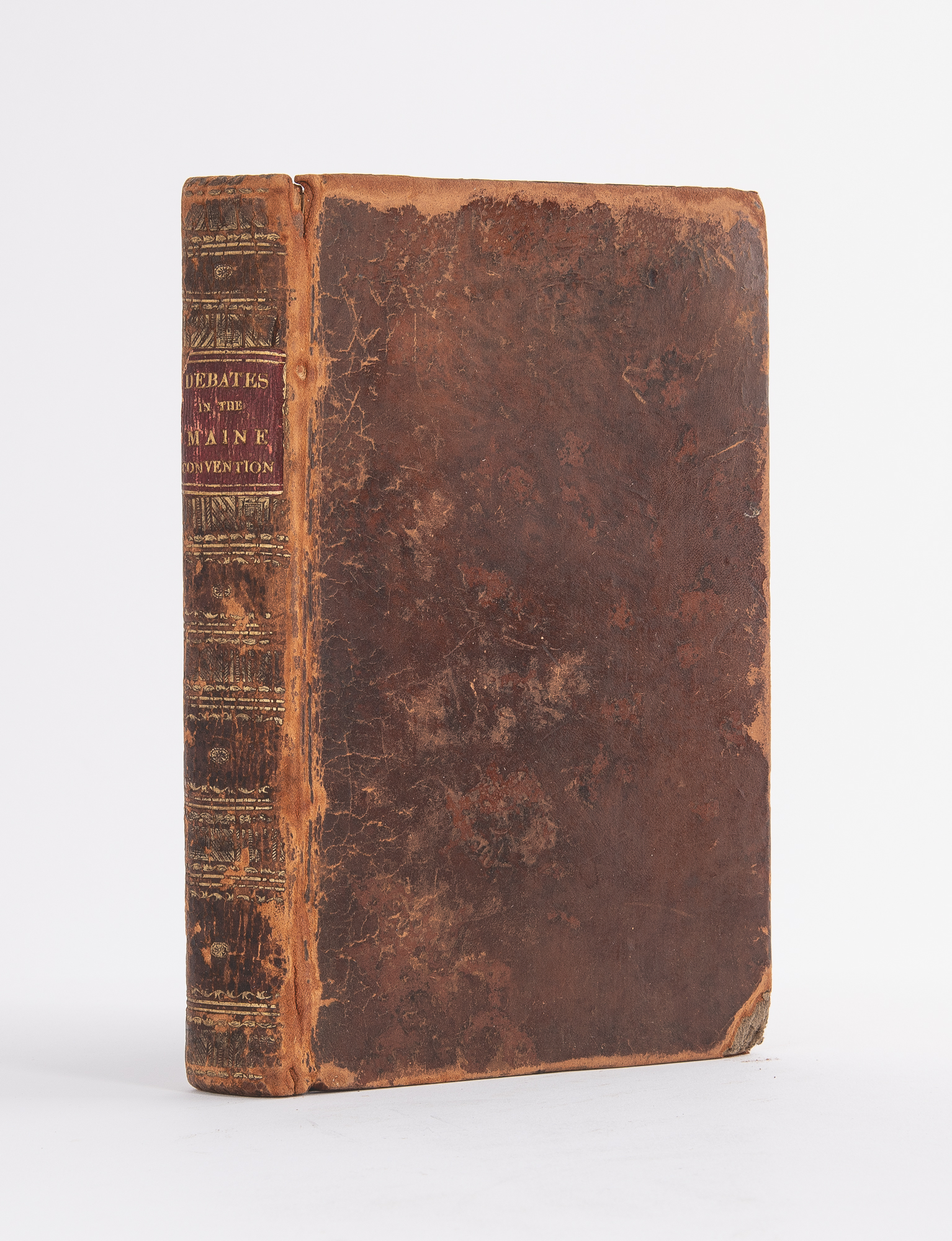Lot image - [MAINE] PERLEY, JEREMIAH. The Debates, Resolutions, and other Proceedings, of the Convention of Delegates, Assembled at Portlan...