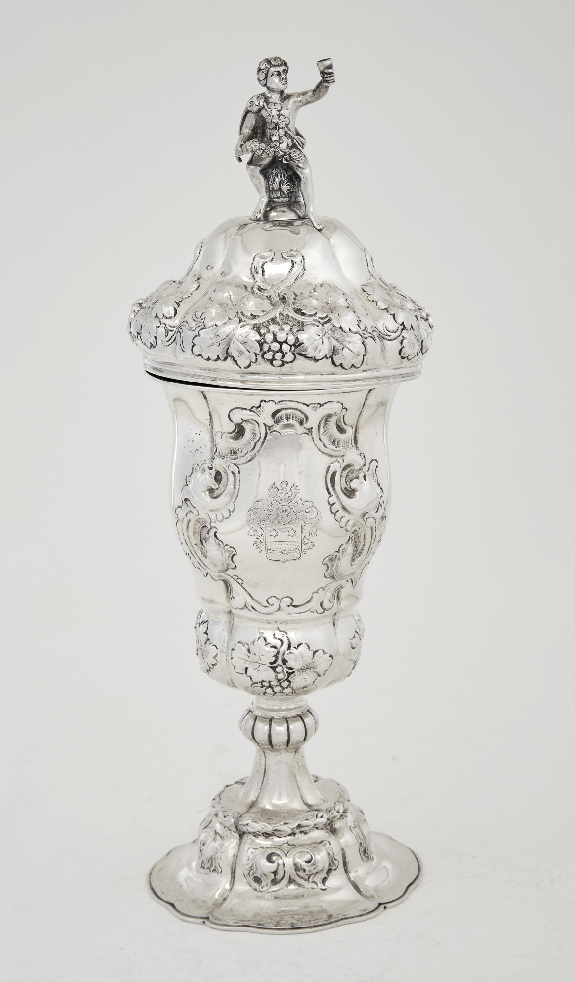 Lot image - Austrian Silver Covered Cup