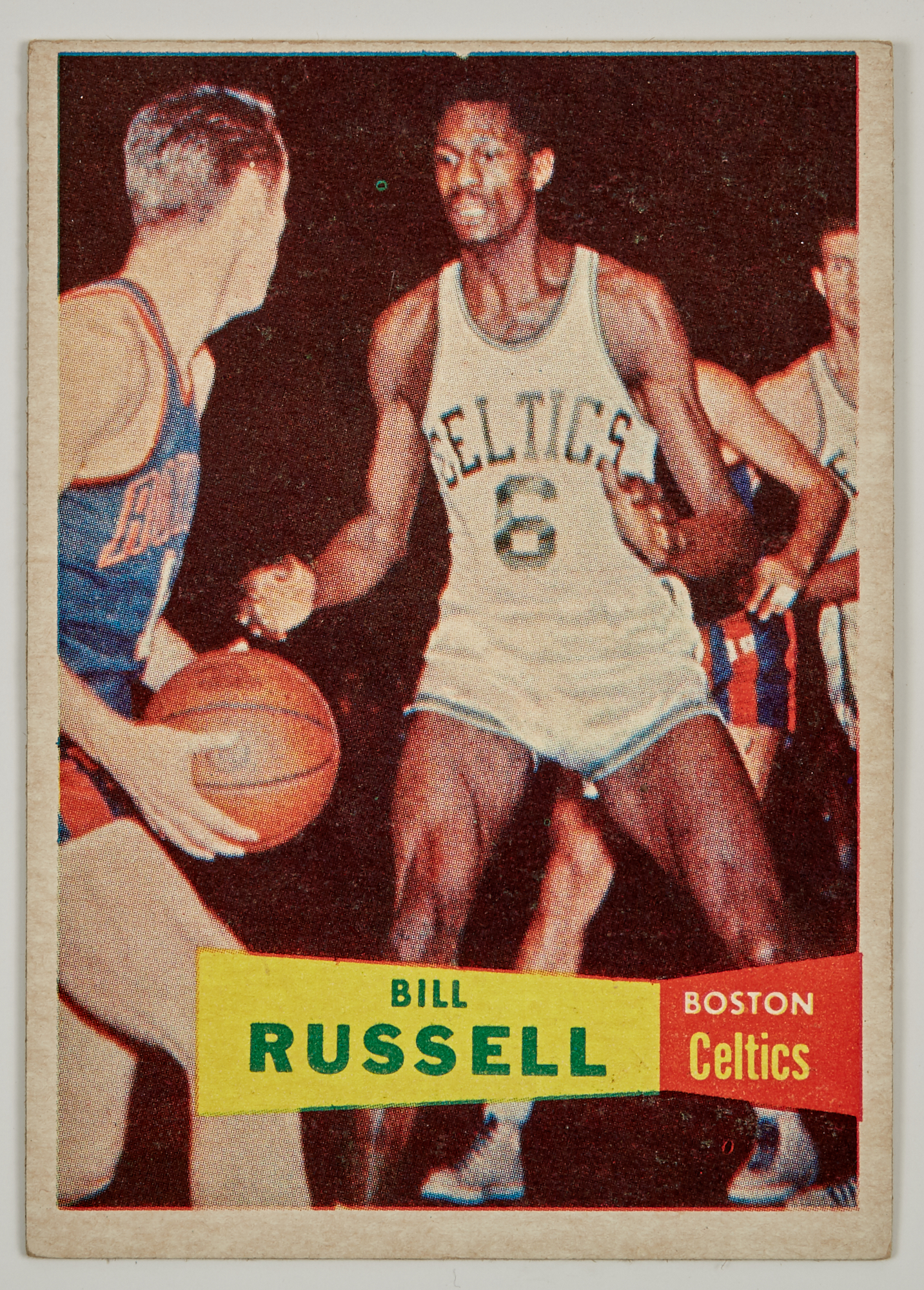 Lot image - 1957-1958 Topps Basketball #77 Bill Russell Rookie