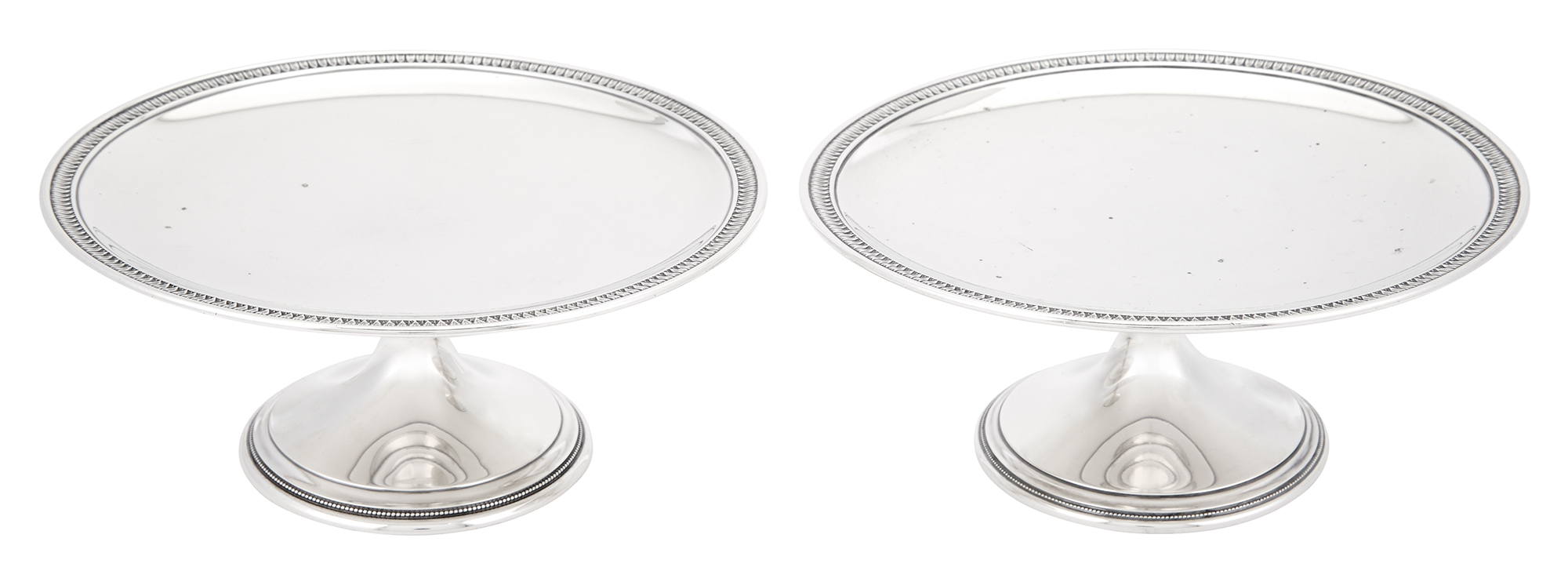 Lot image - Pair of Tiffany & Co. Sterling Silver Tazze