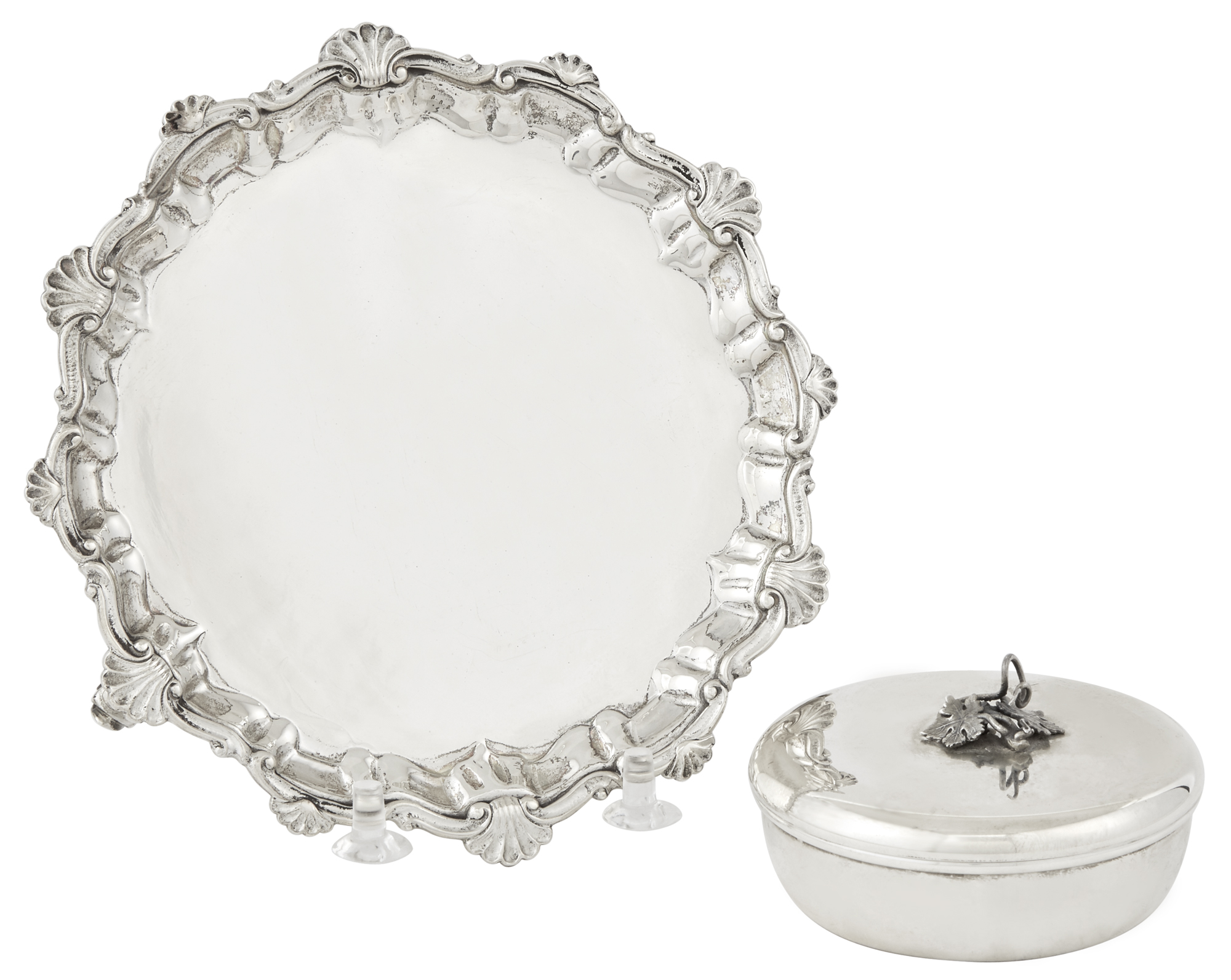 Lot image - Two Buccellati Sterling Silver Table Articles