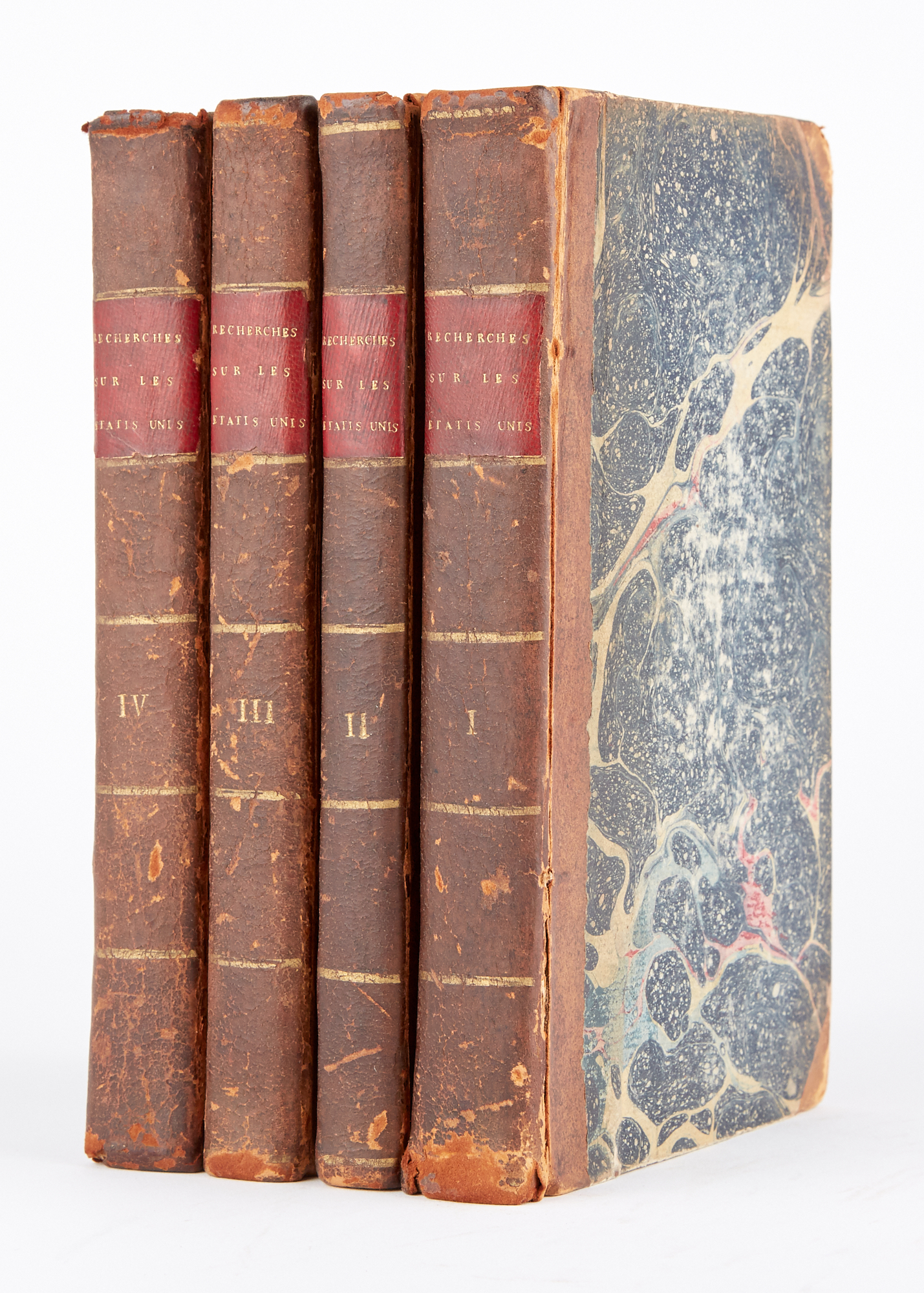 Lot image - MAZZEI, PHILIP  Recherches Historiques Et Politiques Sur Les États-Unis De lAmérique Septentrionale ... Par un citoyen de Virginie.