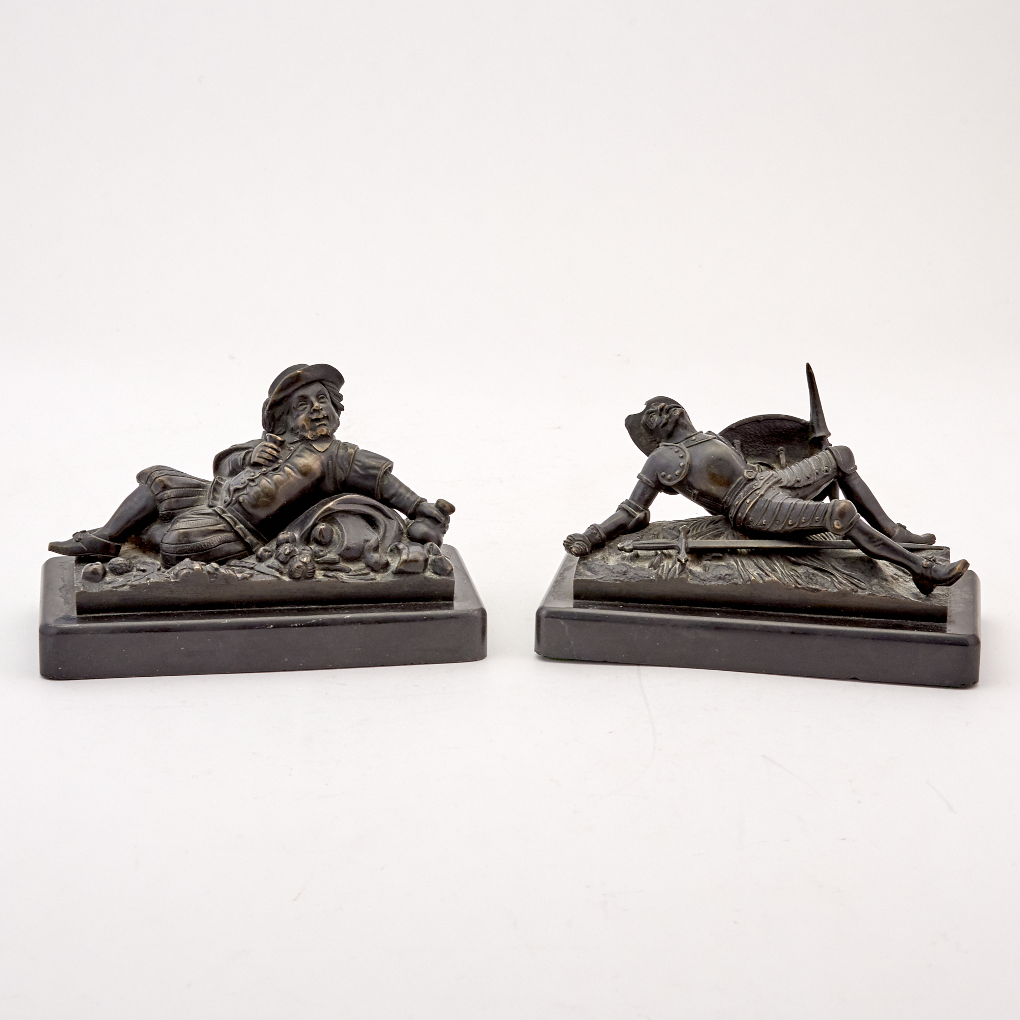 Lot image - Pair of Small Bronzes