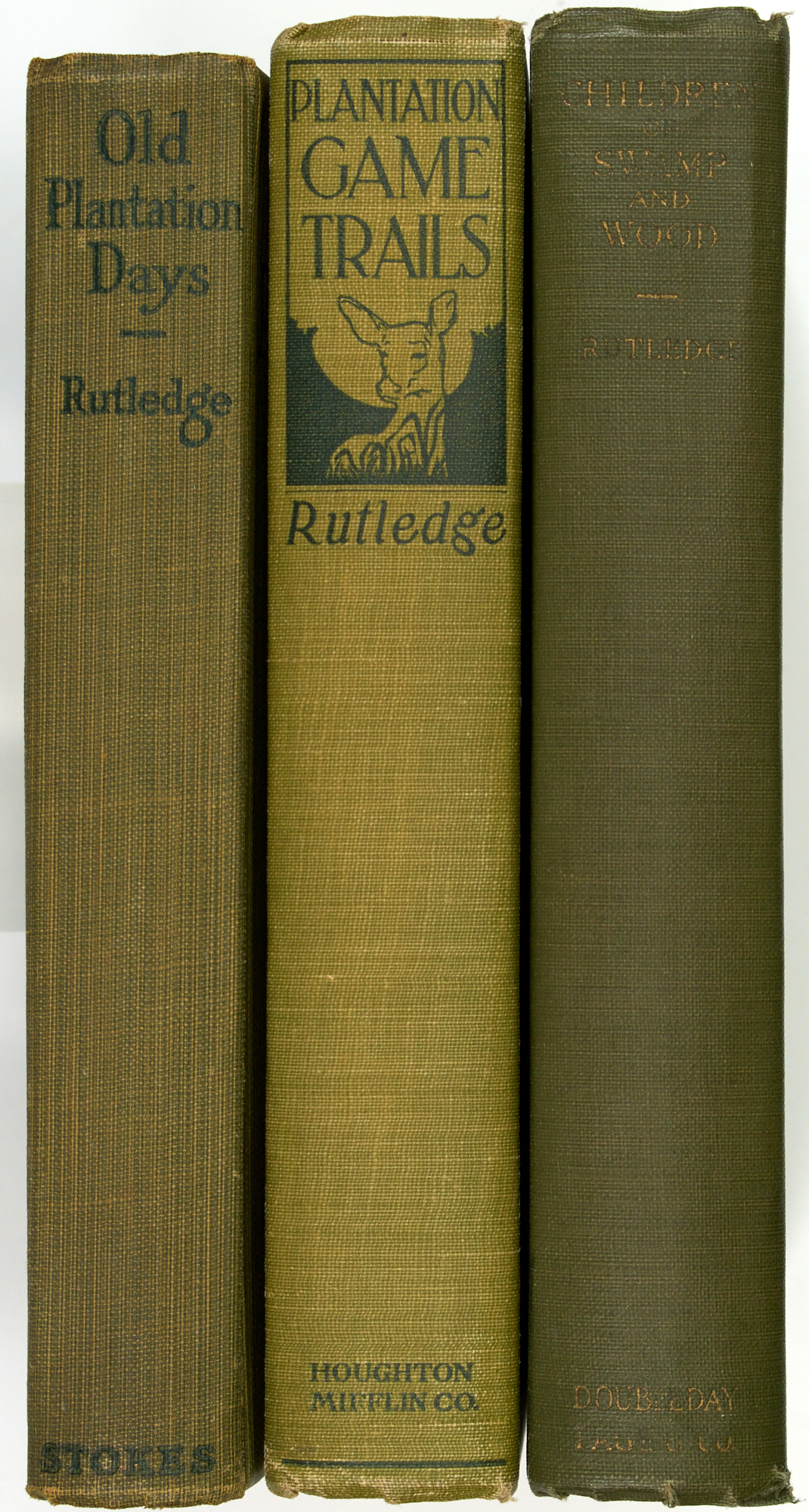 Lot image - [AMERICA-HUNTING]  RUTLEDGE, ARCHIBALD. Old Plantation Days.