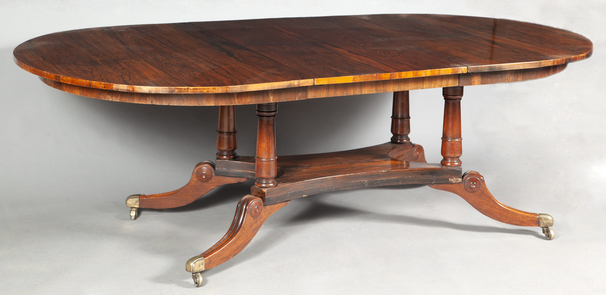 Lot image - William IV Style Rosewood Extension Dining Table