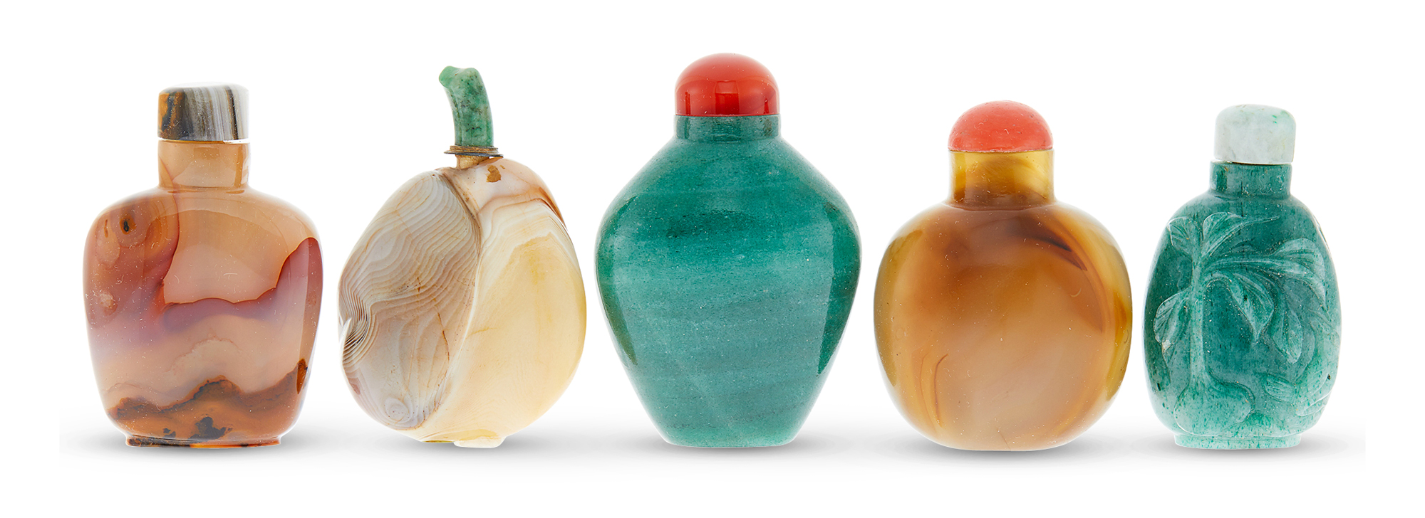 Lot image - A Group of Five Chinese Snuff Bottles