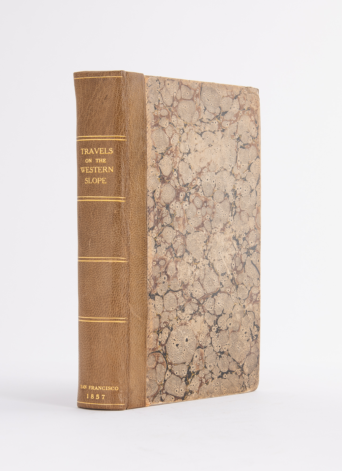 Lot image - [ARIZONA]  CINCINNATUS, Pseud. [=WHEAT, MARVIN T.].  Travels on the Western Slope of the Mexican Cordillera, in the form of fifty-one letters, descriptive of much of this Portion of the Republic of Mexico...