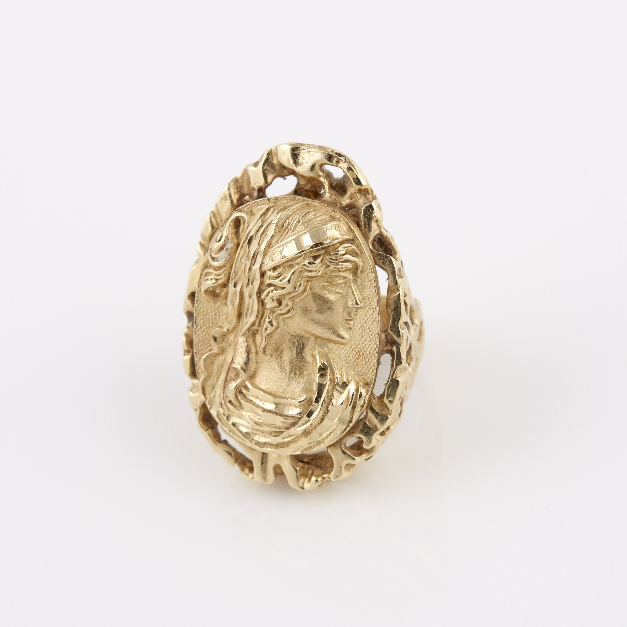 Lot image - Gold Ring, 14K 14 dwt.