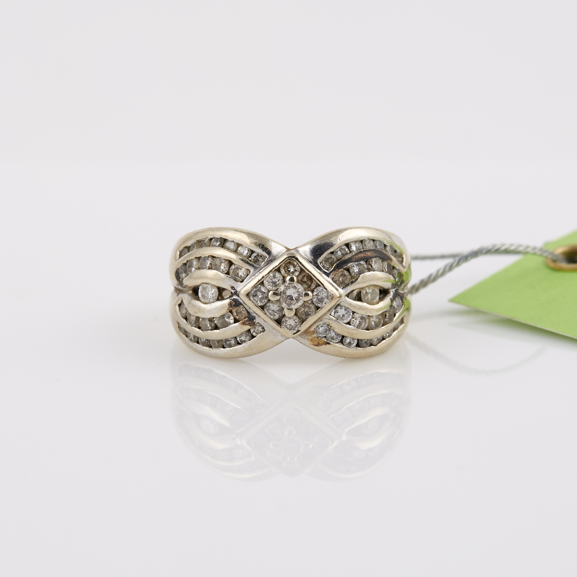 Lot image - Diamond Ring, 14K 5 dwt.