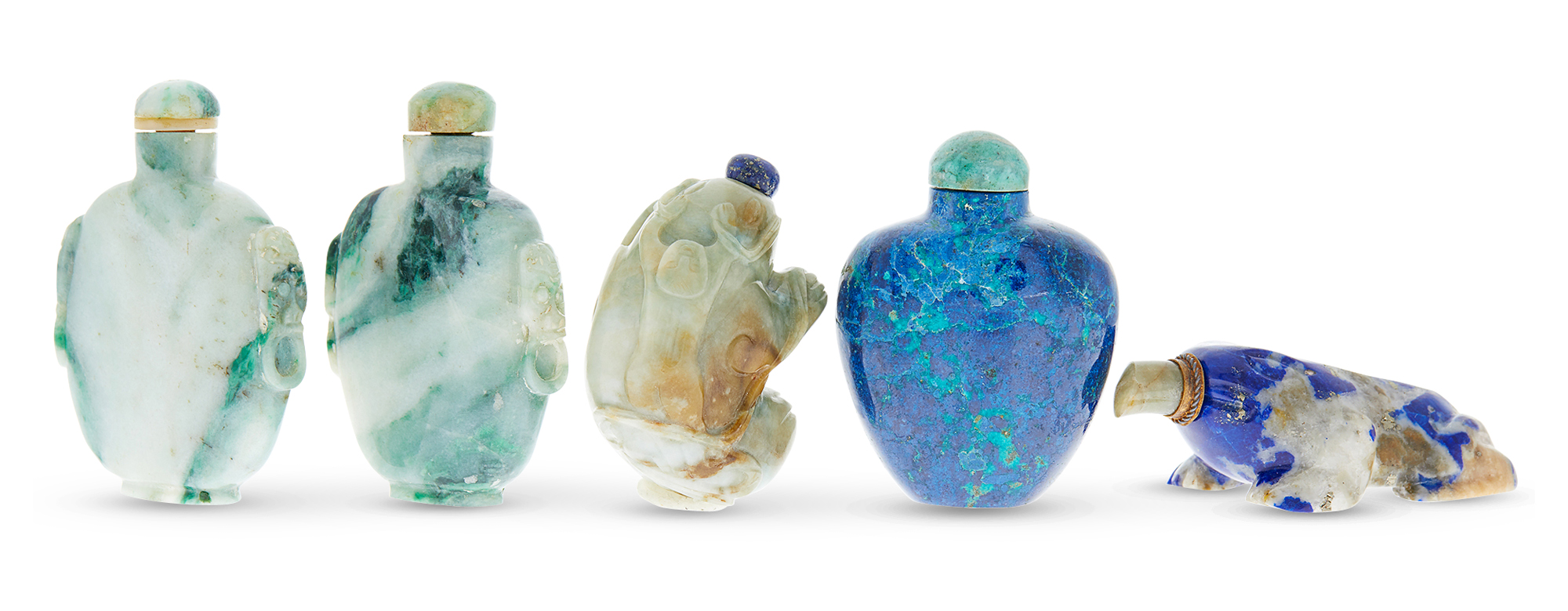 Lot image - A Group of Five Chinese Snuff Bottles