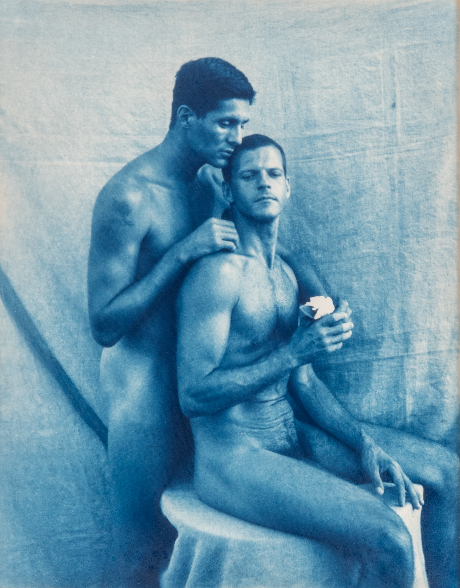 Lot image - DUGDALE, JOHN (b. 1960)  Self-portrait with Venetian Man,