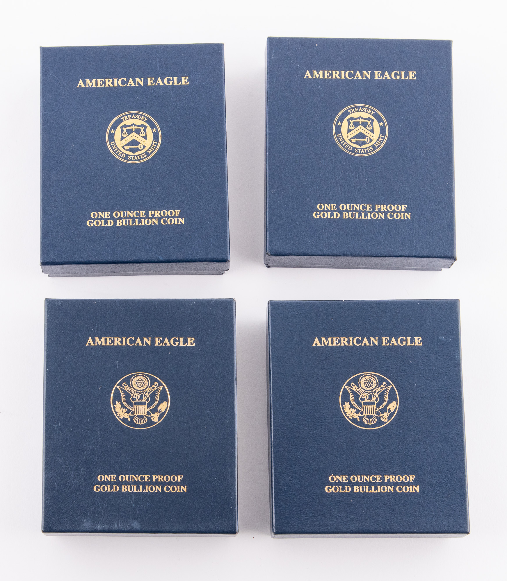 Lot image - United States One Ounce Gold Eagle Proofs