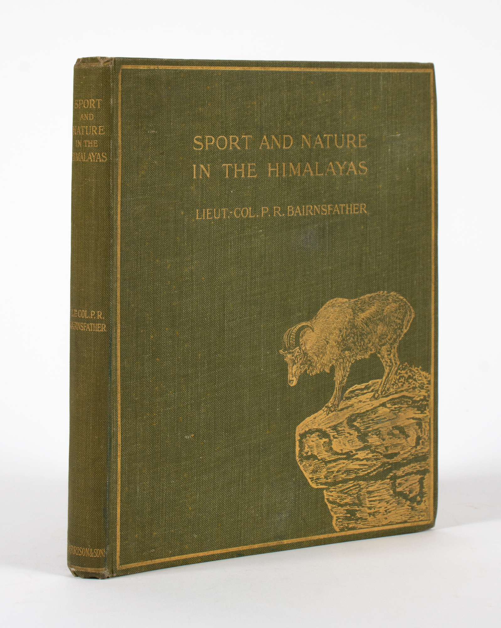 Lot image - [HUNTING- HIMALAYAS]  BAIRNSFATHER, PETER ROBERT.  Sport and Nature in the Himalayas.