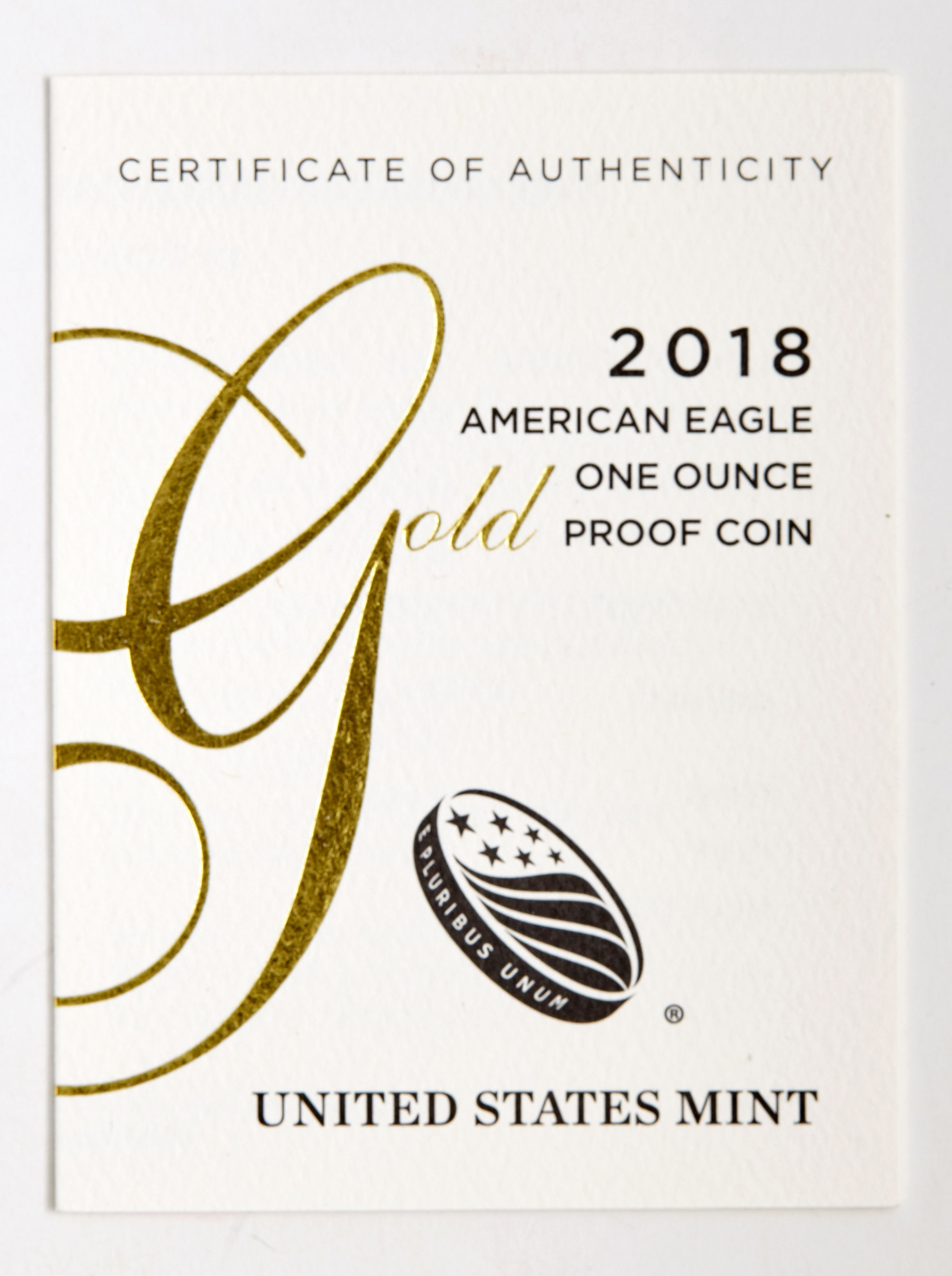 Lot image - United States Proof $50 Gold Eagles