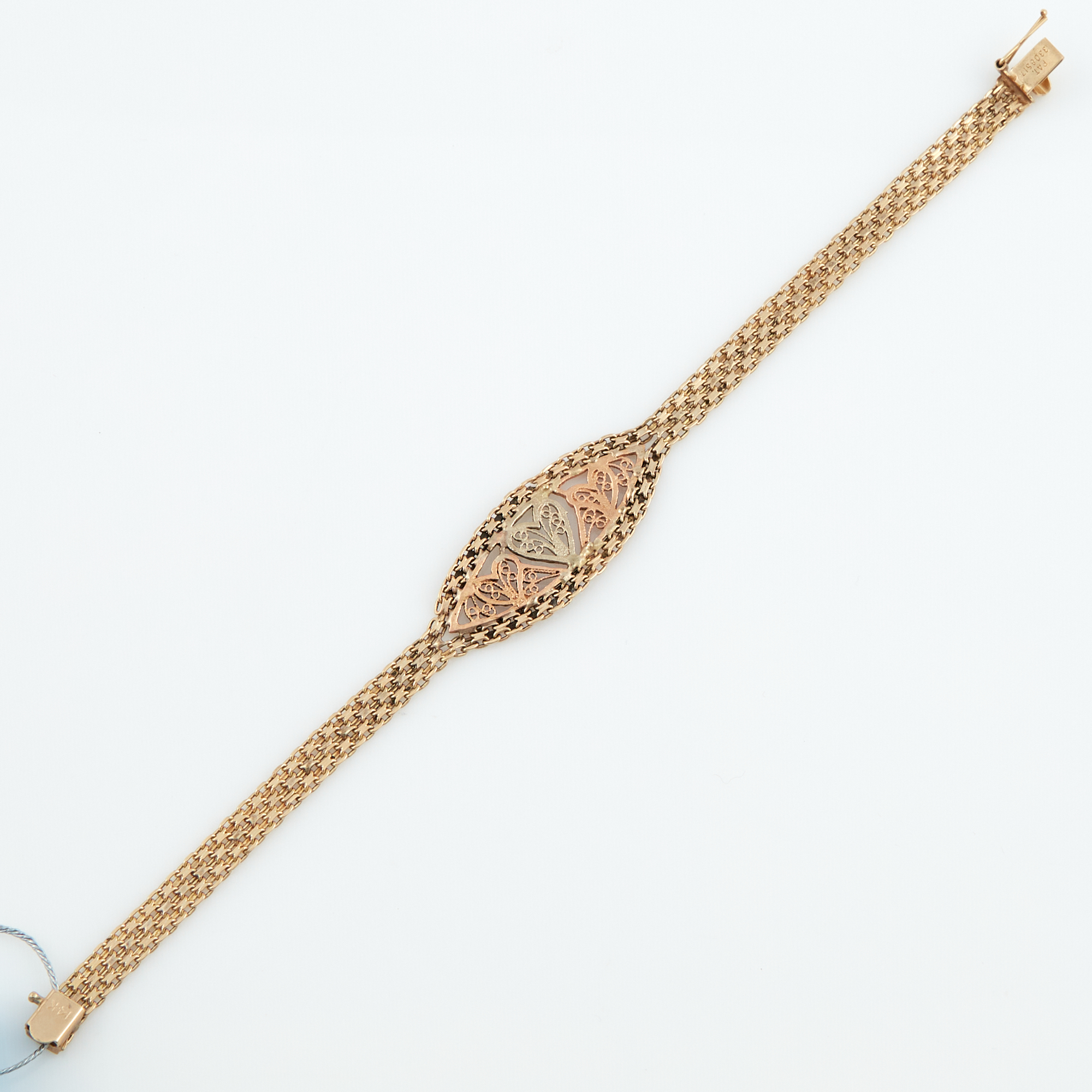 Lot image - Gold Flexible Bracelet, 14K 5 dwt.