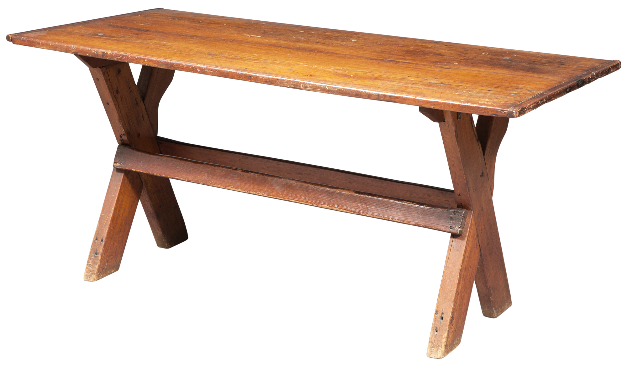 Lot image - Pine Sawbuck Table