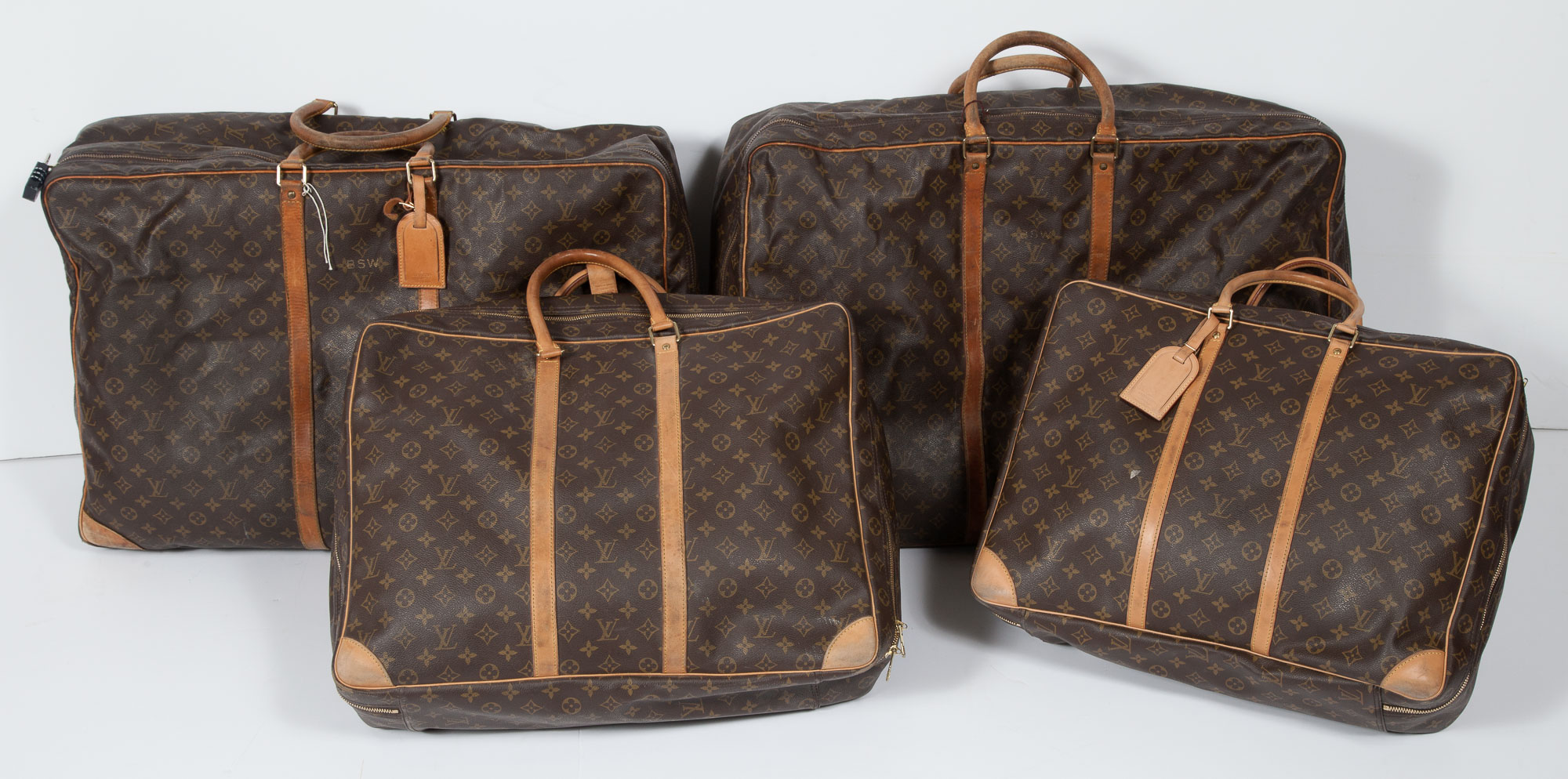 Lot image - Group of Louis Vuitton Suitcases