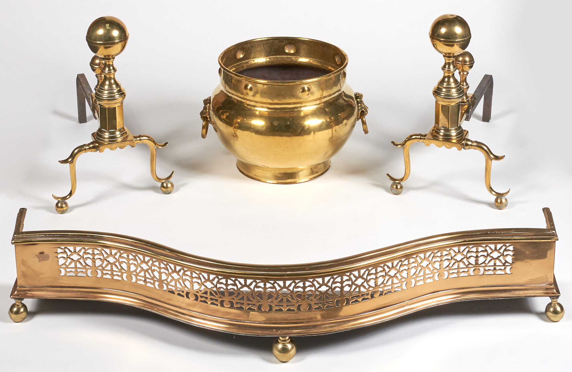 Lot image - Group of Brass Fire Equipment