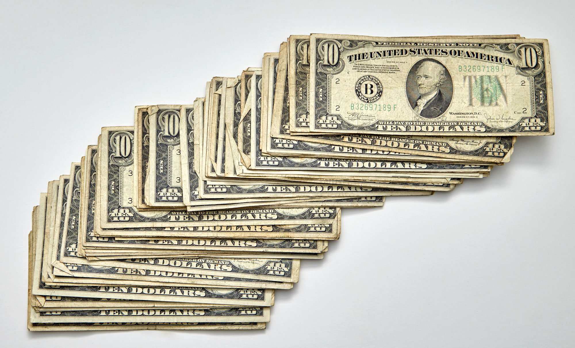 Lot image - United States 1934 $10 Federal Reserve Notes