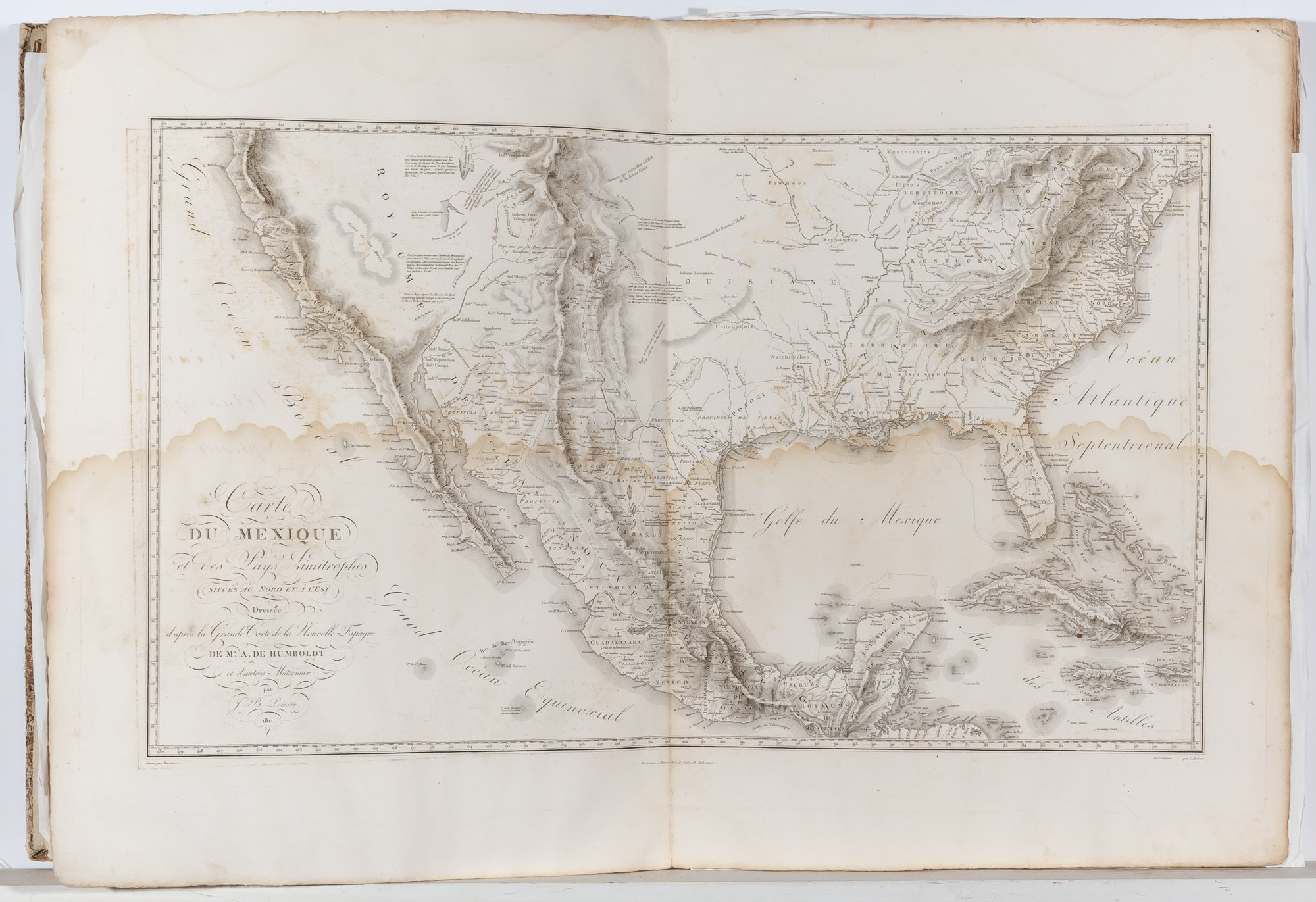 Lot image - HUMBOLDT, ALEXANDER VON  Essai Politique sure le Royaume de la Nouvelle-Espagne