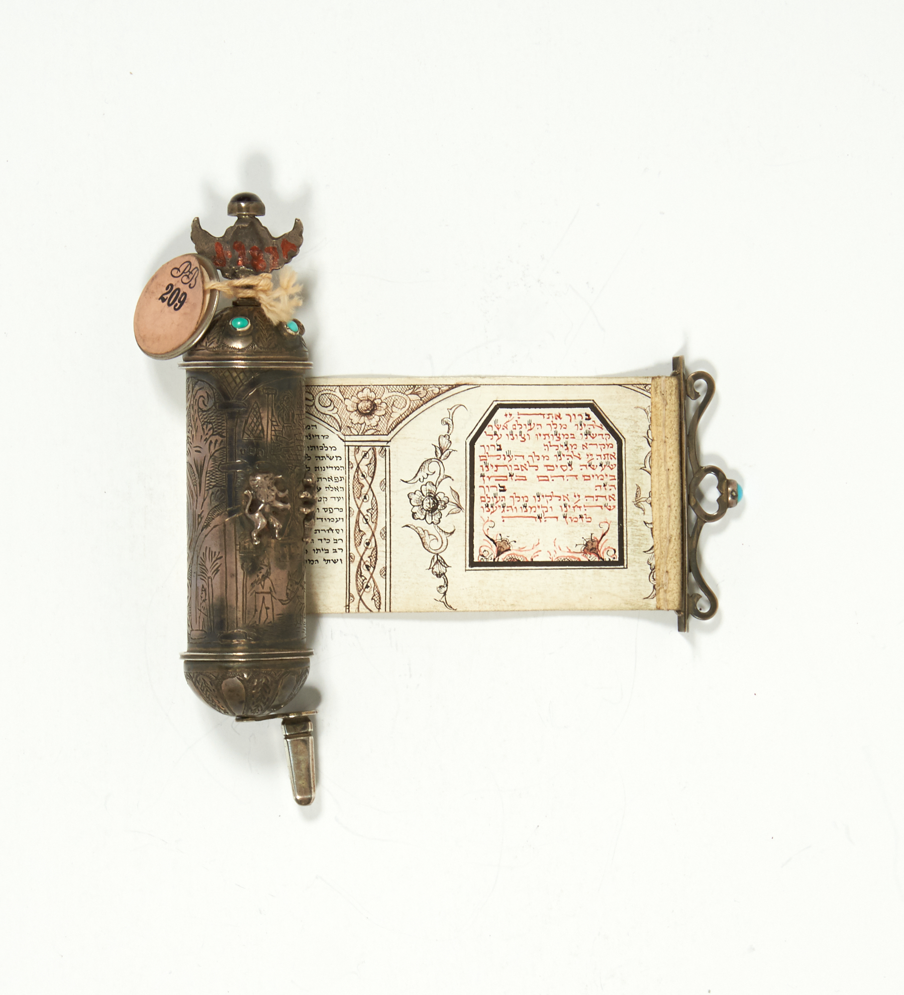 Lot image - [MEGILLAT ESTHER]  Esther scroll.