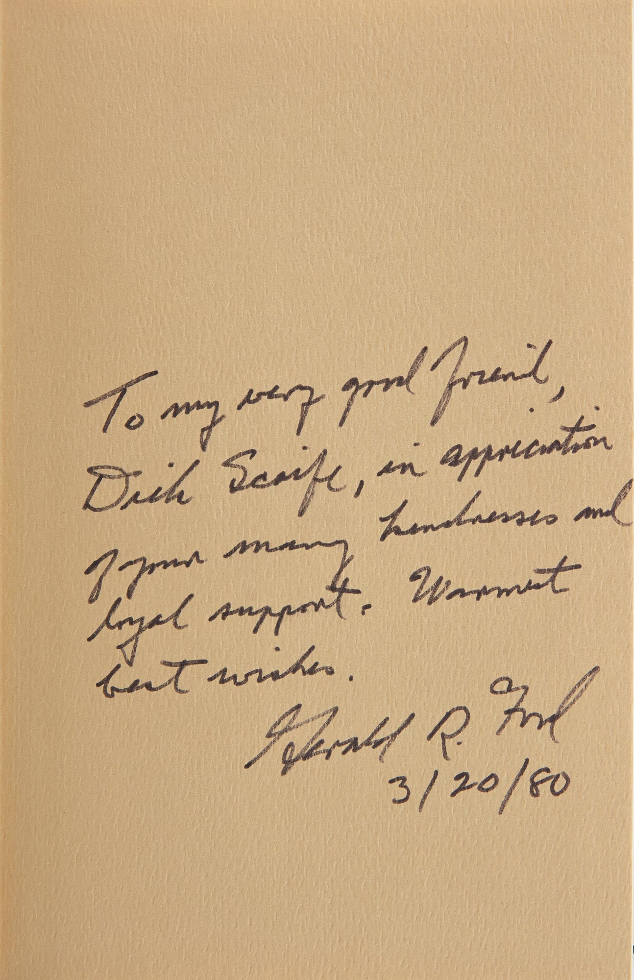 Lot image - FORD, GERALD  A Time to Heal.