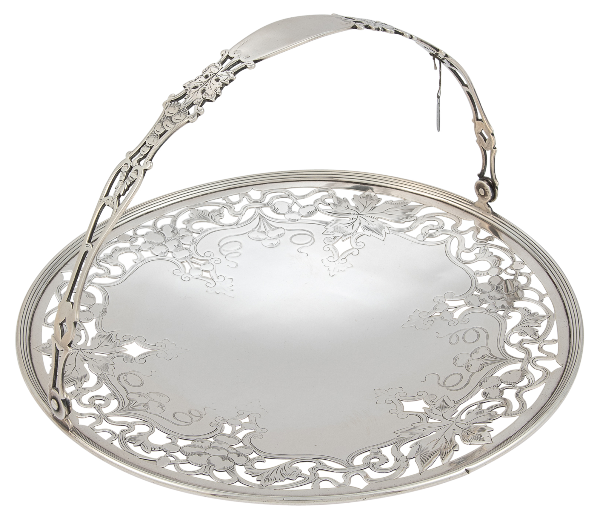 Lot image - Gorham Sterling Silver Cake Plate