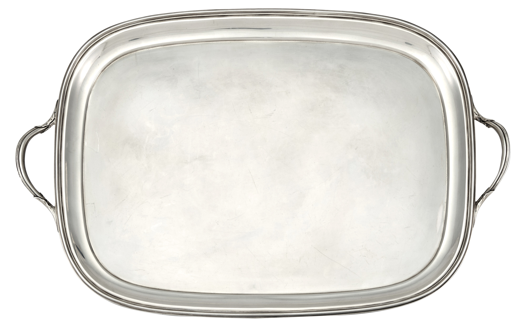 Lot image - George V Silver Two-Handled Tray