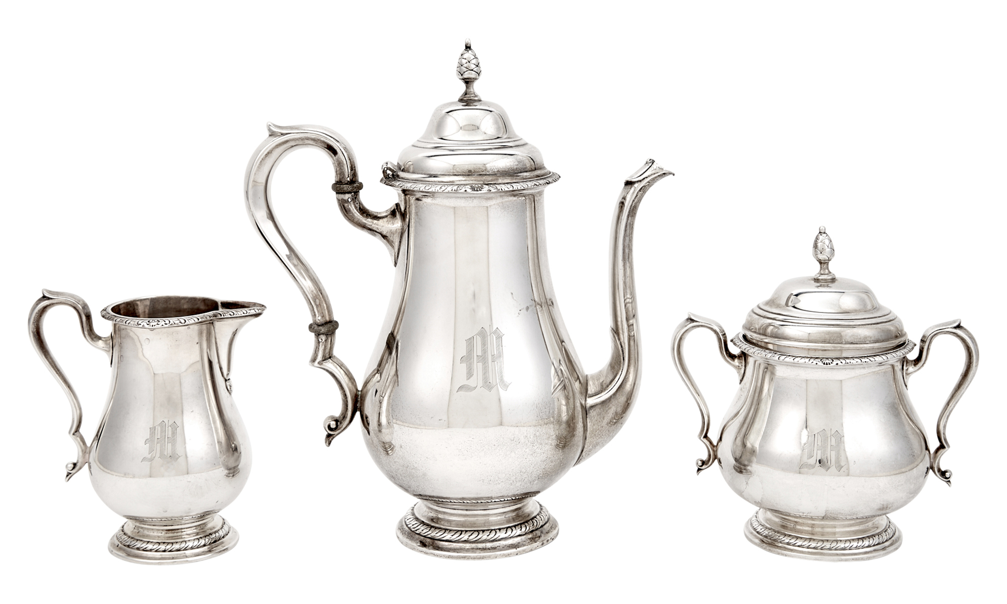 Lot image - International Sterling Silver Coffee Service