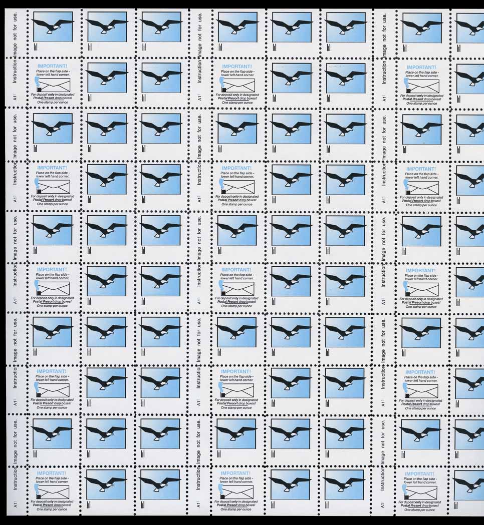 Lot image - United States Post Presort Booklet Labels