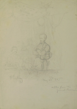 Lot image - Ole Peter Hansen Balling Norwegian, 1823-1906 GENERALS LOGAN AND SHERMAN AT THE GRAND REVIEW, MAY 24, 1865