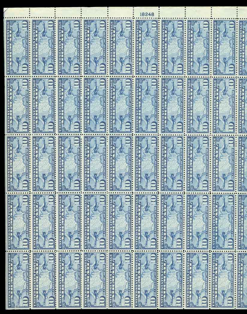 Lot image - United States Airmail Sheets