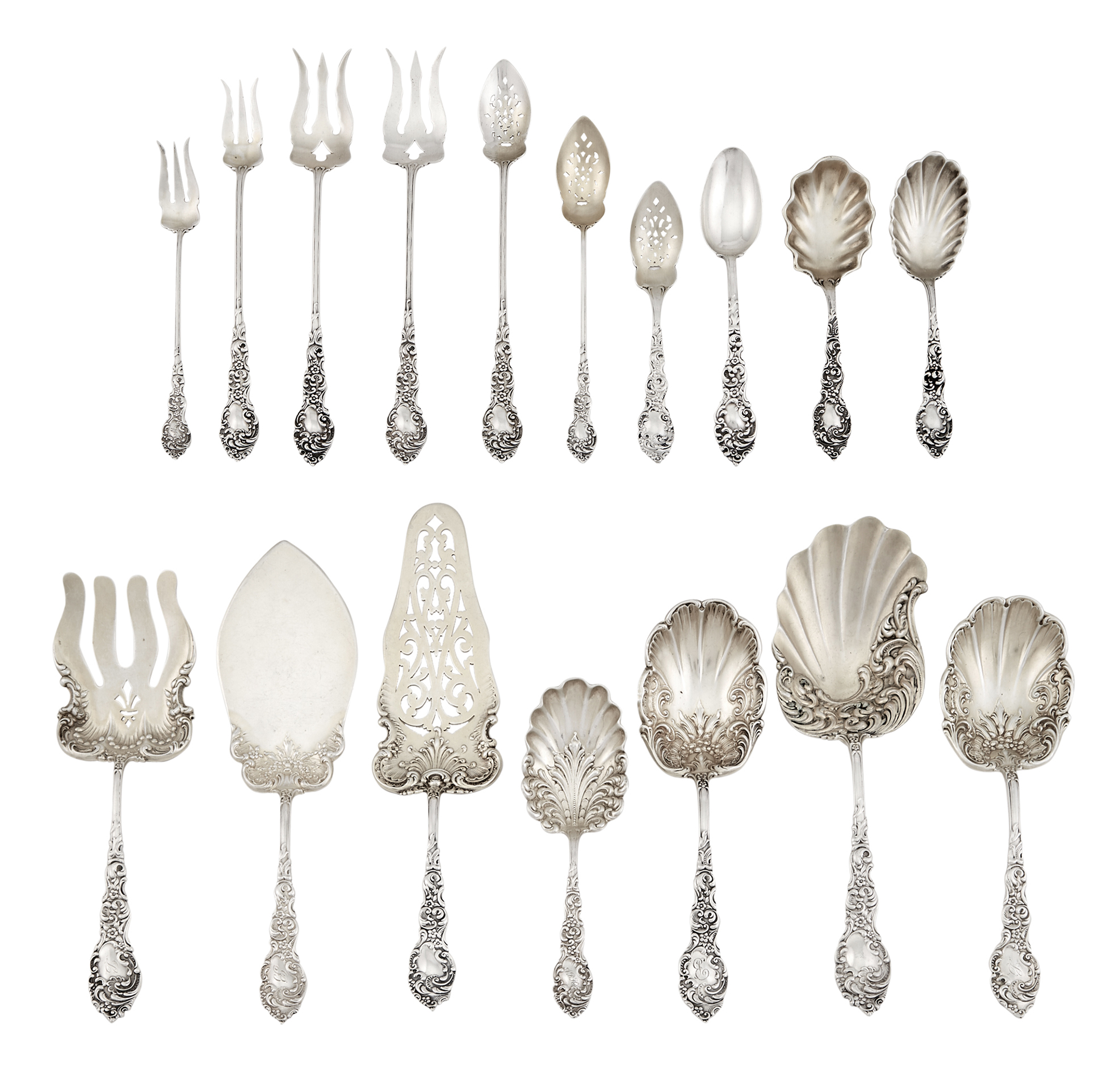 Lot image - Group of Unger Bros. Sterling Silver Passaic