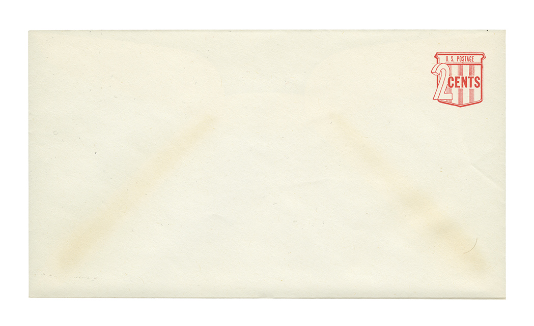 Lot image - United States International Envelope Co. Two Cent Proof, US E134Bb