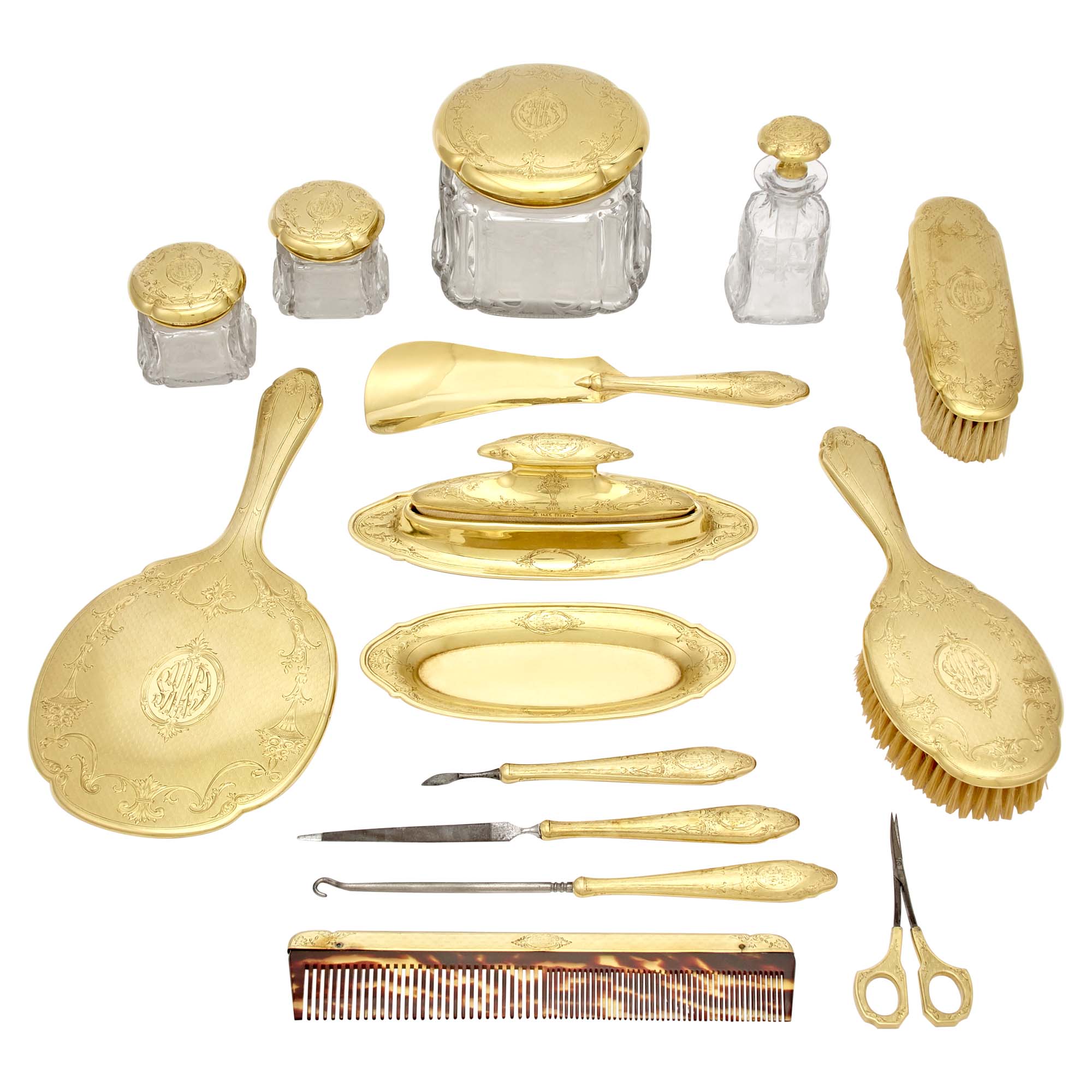 Lot image - Gold Dressing Set