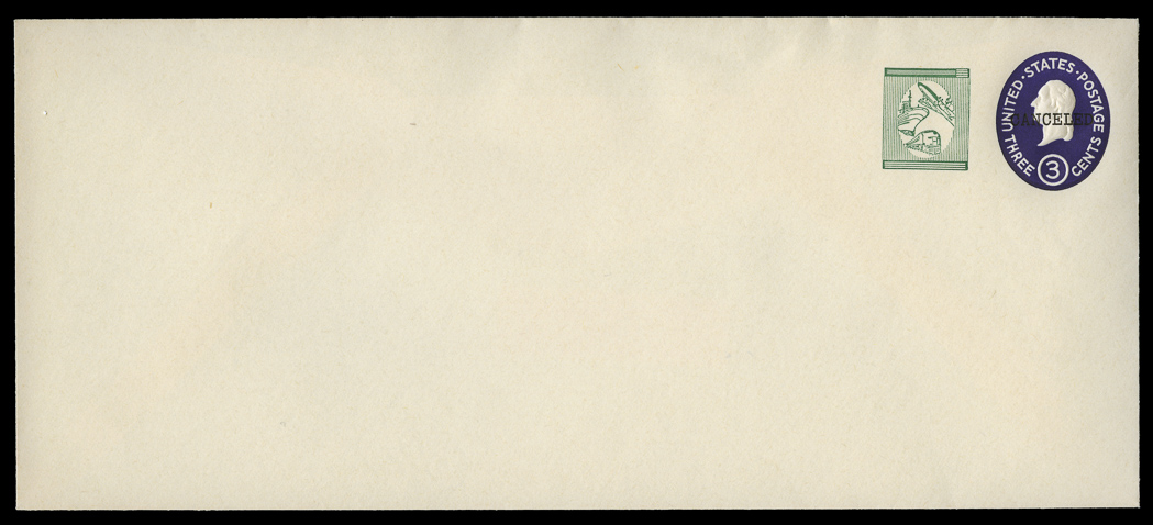 Lot image - United States International Envelope Co. Essay US E168Db