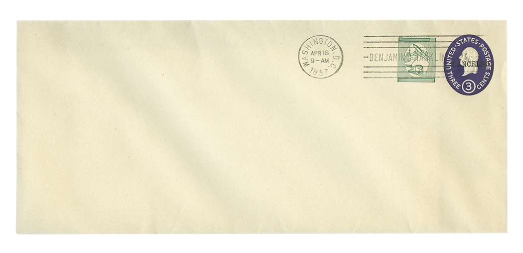 Lot image - United States International Envelope Co. Essay US E168Db