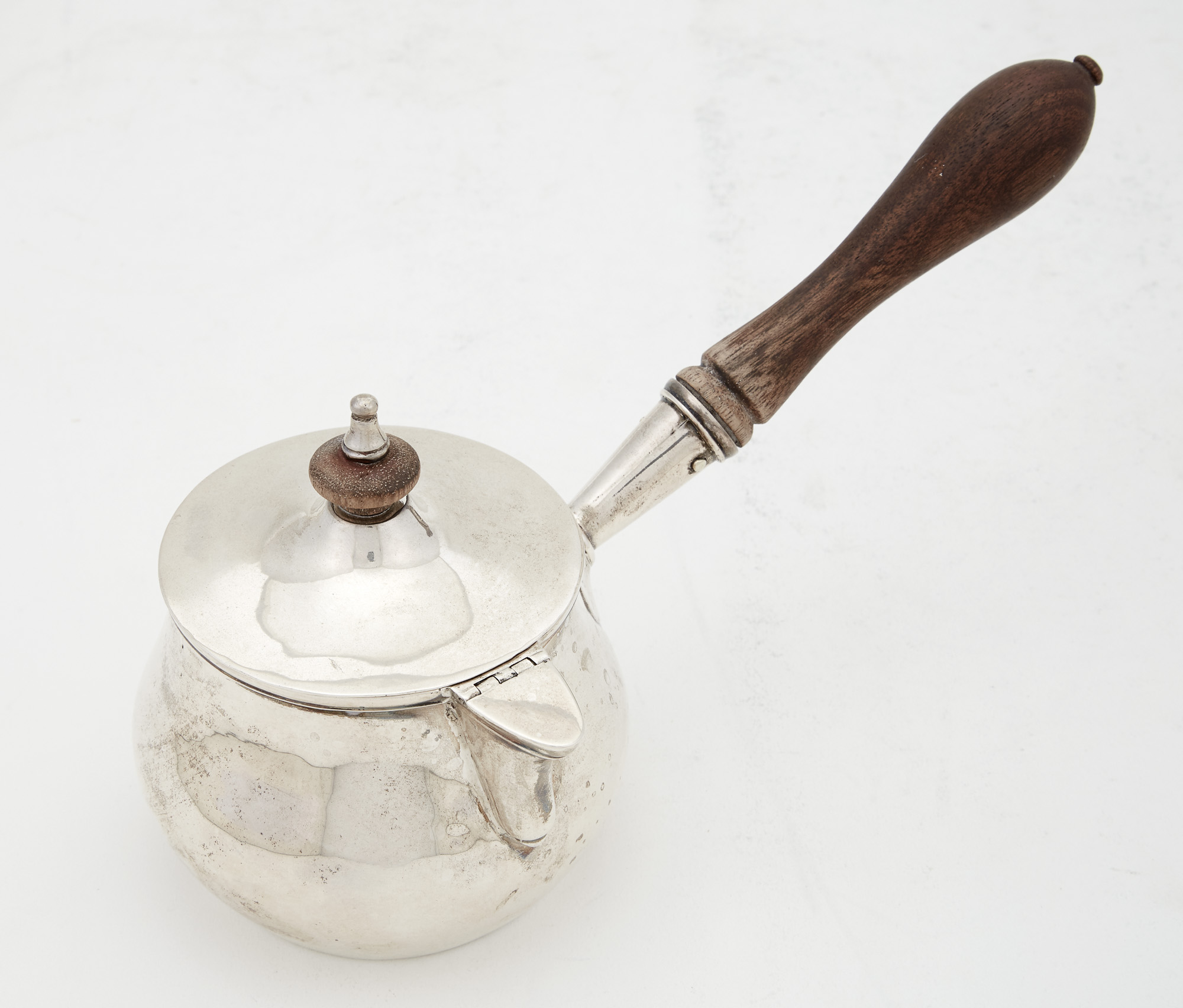 Lot image - Indian Colonial Silver Brandy Warmer