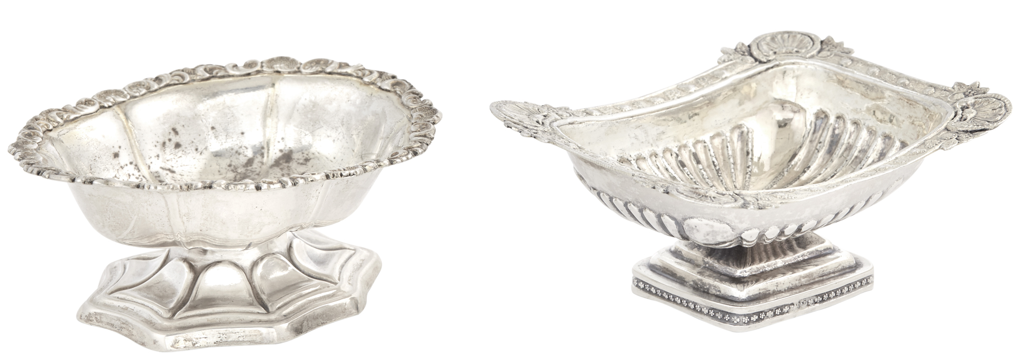 Lot image - Two Russian Silver Salts