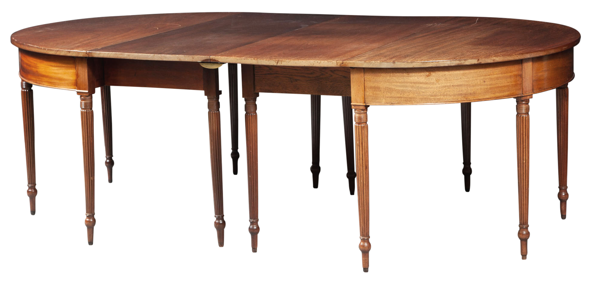 Lot image - Federal Mahogany Two-Part Dining Table