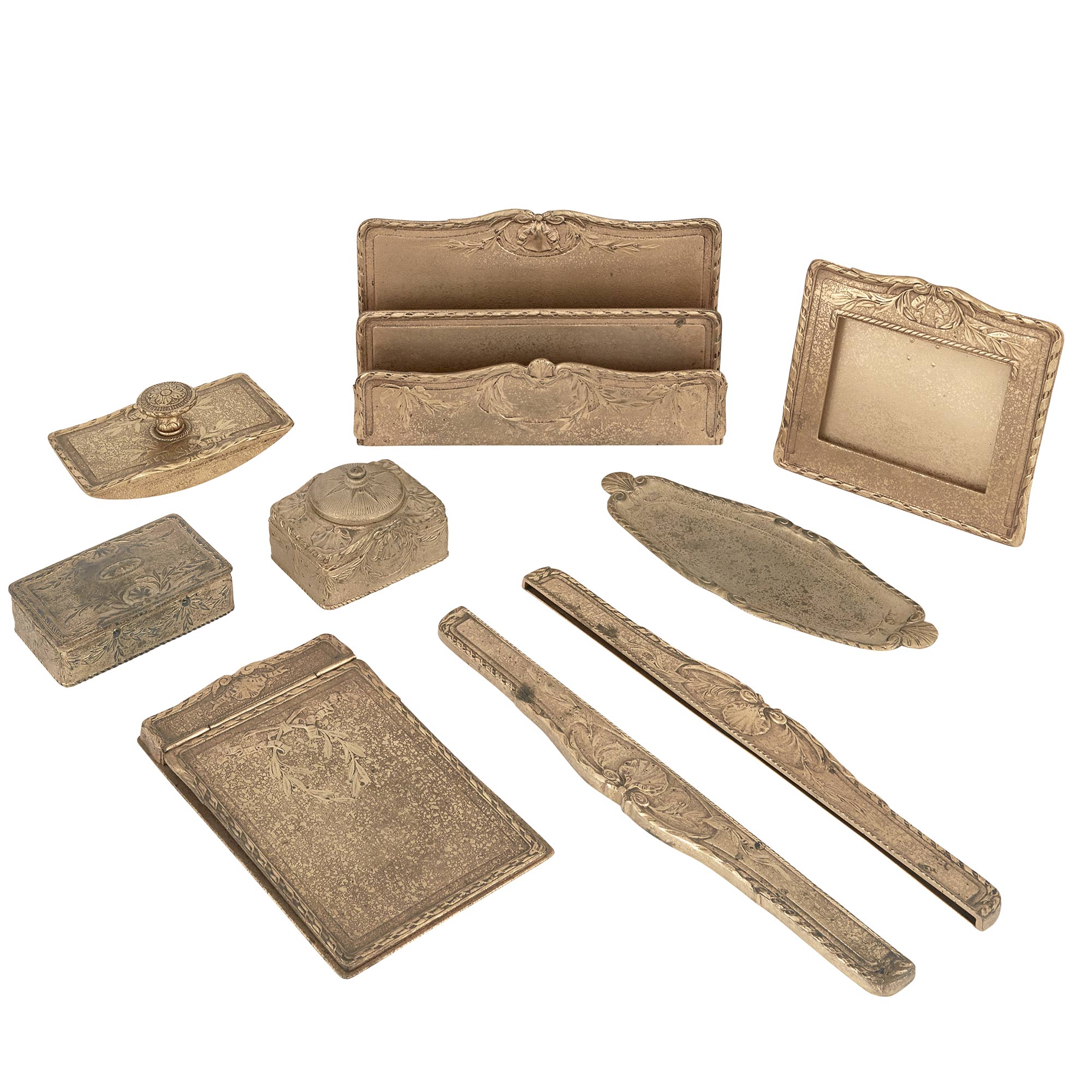 Lot image - Tiffany Studios Gilt-Bronze Louis XVI