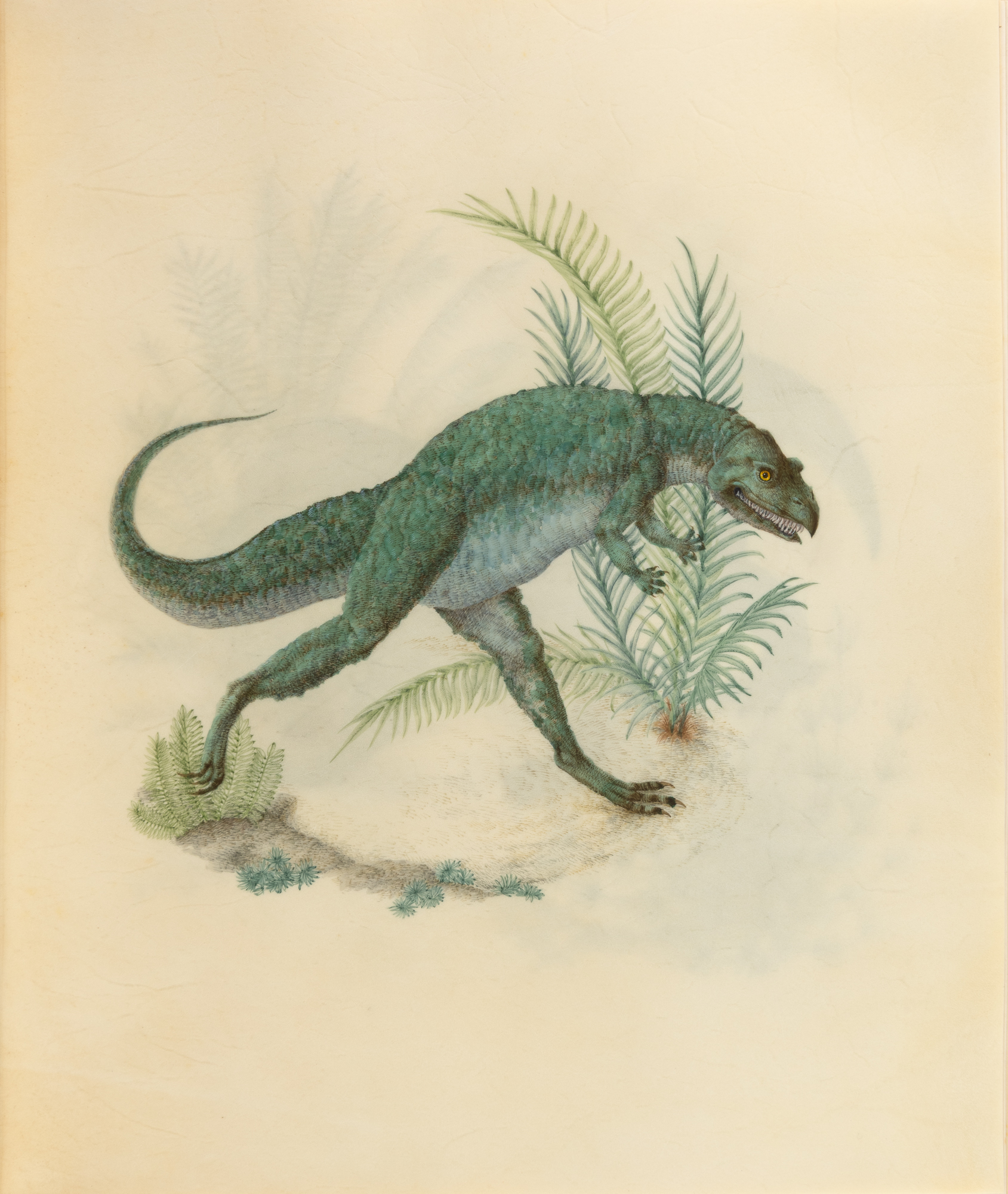 Lot image - [CALLIGRAPHY]  ANGEL, MARIE. Extinct Beasts.