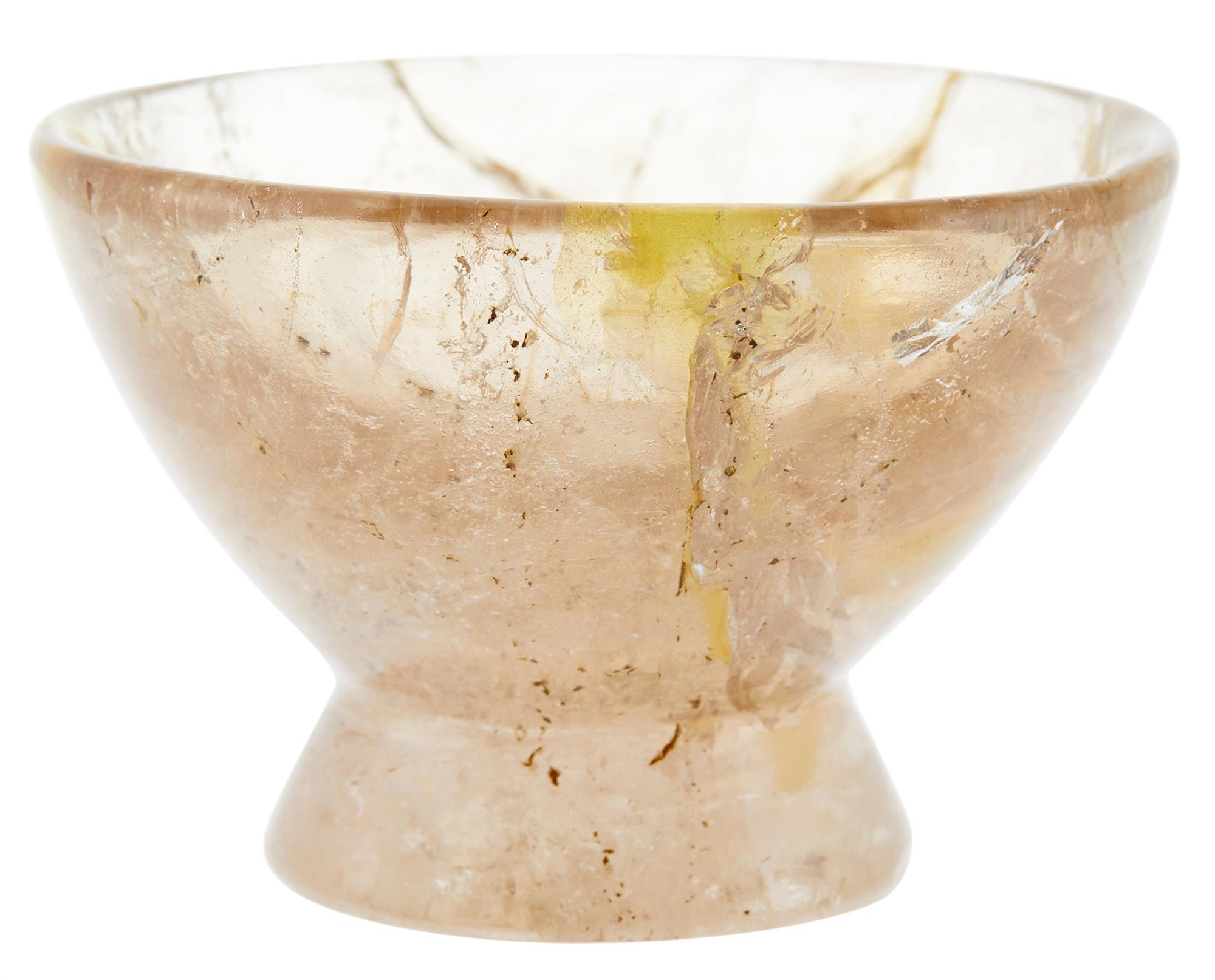 Lot image - A Chinese Rock Crystal Bowl